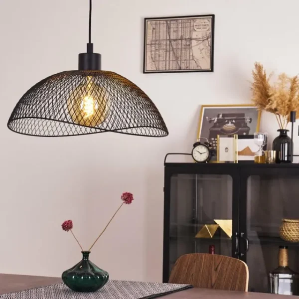 hofstein Suspension Pucara Noir, 1 lumière* Lampes Modernes