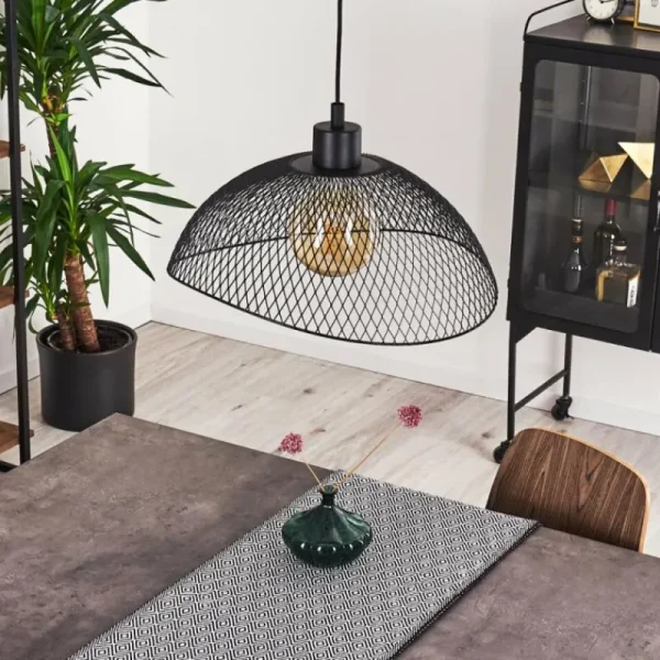 hofstein Suspension Pucara Noir, 1 lumière* Lampes Modernes