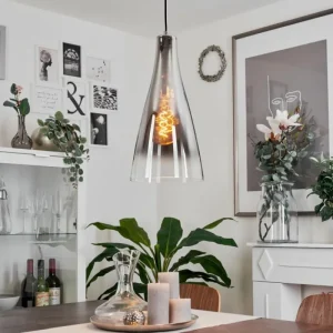 hofstein Suspension Rehula Chrome, 1 lumière* Lampes Modernes