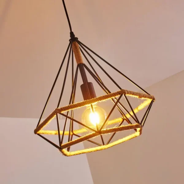 hofstein Suspension Riekje Noir, 1 lumière* Lampes Modernes