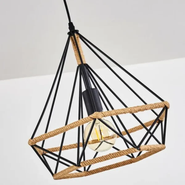 hofstein Suspension Riekje Noir, 1 lumière* Lampes Modernes