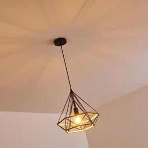 hofstein Suspension Riekje Noir, 1 lumière* Lampes Modernes