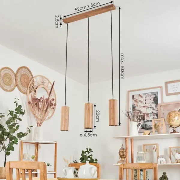 hofstein Suspension Ripamonti LED Écru, 3 lumières* Lampes Modernes