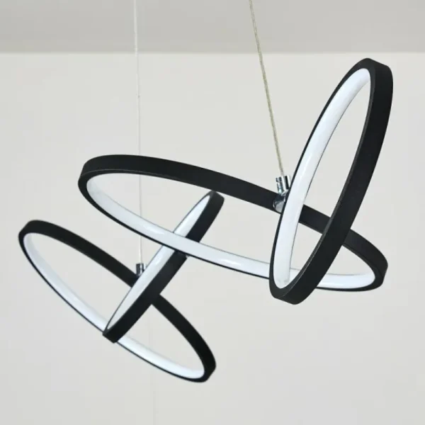 hofstein Suspension Rodekro LED Noir, 1 lumière* Lampes Modernes