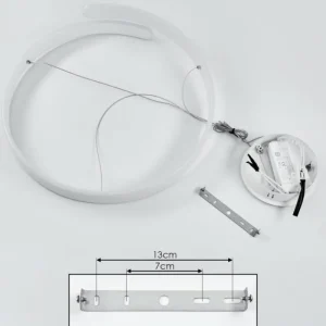 hofstein Suspension Rosemond LED Blanc, 1 lumière* Lampes Modernes