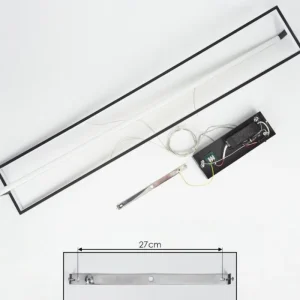 hofstein Suspension Rung LED Noir, 1 lumière* Lampes Modernes