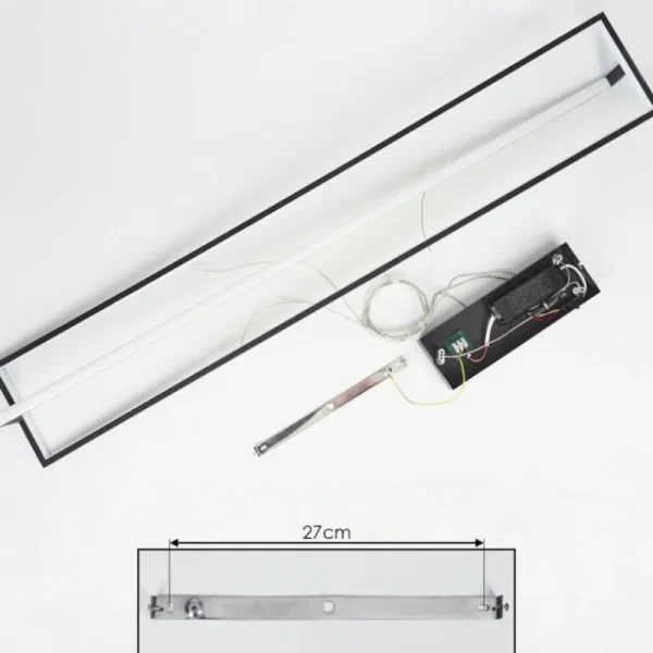 hofstein Suspension Rung LED Noir, 1 lumière* Lampes Modernes