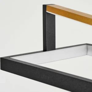 hofstein Suspension Rung LED Noir, 1 lumière* Lampes Modernes
