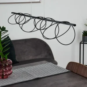 hofstein Suspension Saba LED Noir, 1 lumière* Lampes Modernes