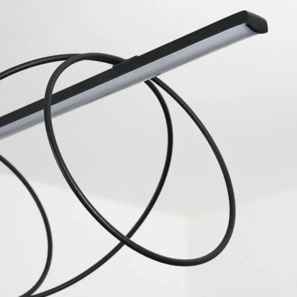 hofstein Suspension Saba LED Noir, 1 lumière* Lampes Modernes