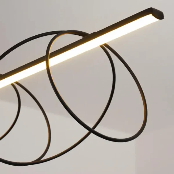 hofstein Suspension Saba LED Noir, 1 lumière* Lampes Modernes