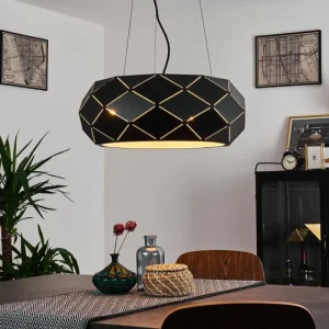 hofstein Suspension Shouver Noir, 3 lumières* Lampes Modernes