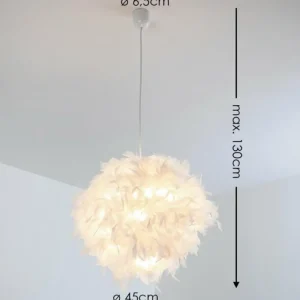 hofstein Suspension Skaulo Blanc, 1 lumière* Lampes Modernes