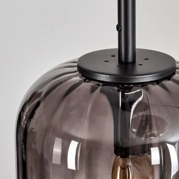 hofstein Suspension Skiatook Noir, 3 lumières* Lampes Modernes