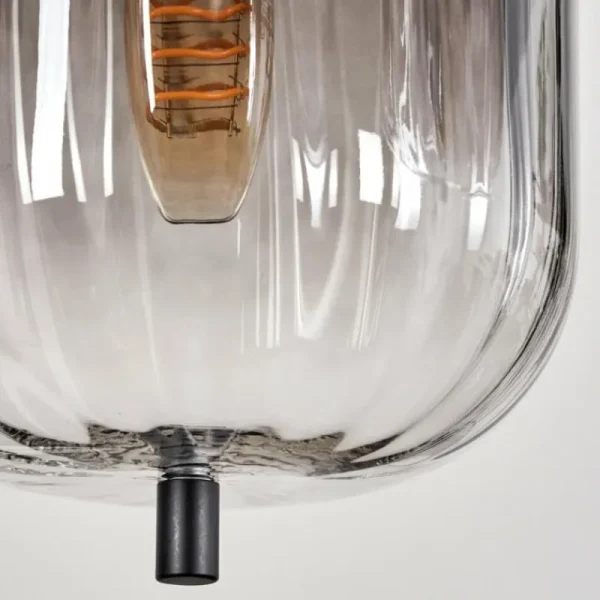 hofstein Suspension Skiatook Noir, 8 lumières* Lampes Modernes