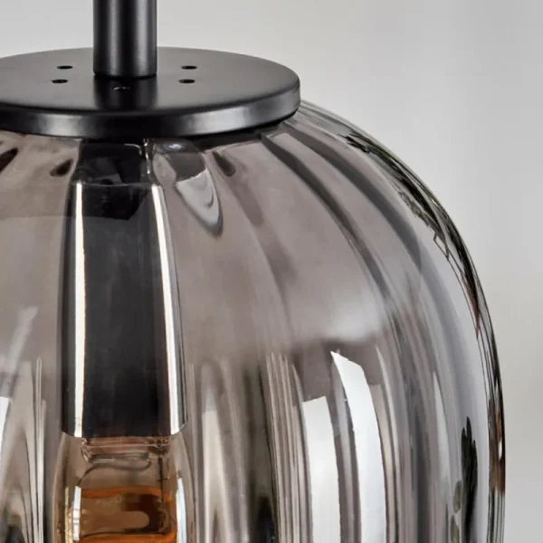 hofstein Suspension Skiatook Noir, 8 lumières* Lampes Modernes