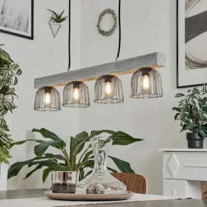 hofstein Suspension Skovde Argenté, 4 lumières* Lampes Modernes