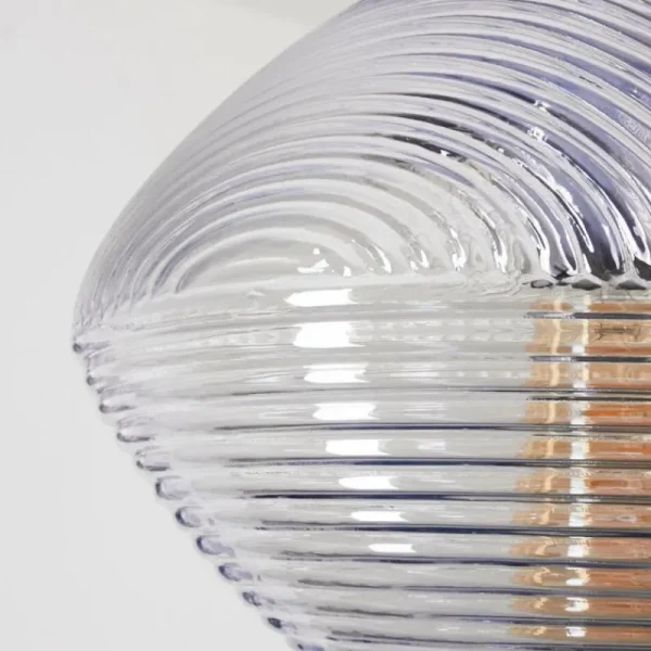 hofstein Suspension Sénal Chrome, 1 lumière* Lampes En Verre