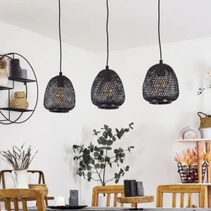 hofstein Suspension Solera Noir, 3 lumières* Lampes Modernes