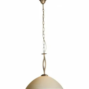 Luminaires Steinhauer Suspension Steinhauer CAPRI Bronze, 1 lumière* Lampes En Verre