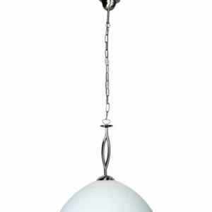 Luminaires Steinhauer Suspension Steinhauer CAPRI Acier inoxydable, 1 lumière* Lampes En Verre