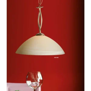 Luminaires Steinhauer Suspension Steinhauer CAPRI Bronze, 1 lumière* Lampes En Verre