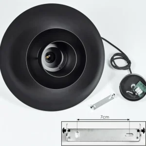hofstein Suspension Sundet Noir, 1 lumière* Lampes Modernes