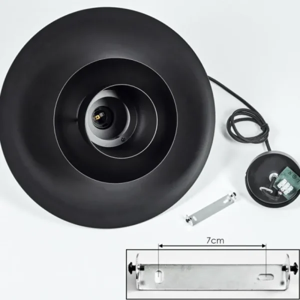 hofstein Suspension Sundet Noir, 1 lumière* Lampes Modernes