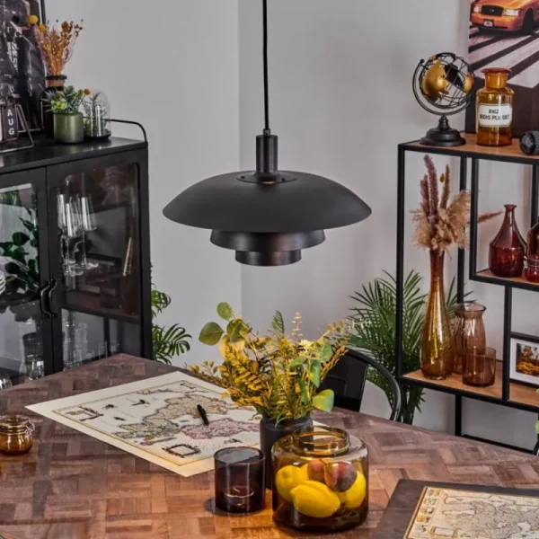 hofstein Suspension Sundet Noir, 1 lumière* Lampes Modernes