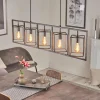 hofstein Suspension Svene Gris, Noir, 5 lumières* Lampes Modernes
