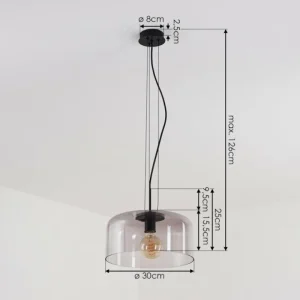 hofstein Suspension Tembotalo Chrome, 1 lumière* Lampes Modernes