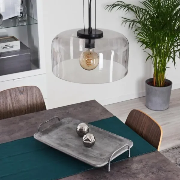 hofstein Suspension Tembotalo Chrome, 1 lumière* Lampes Modernes