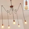 hofstein Suspension Tenna Cuivre, Noir, 5 lumières* Lampes Modernes
