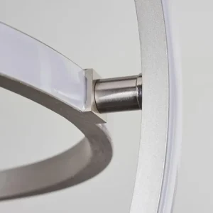 hofstein Suspension Toga LED Nickel mat, 3 lumières* Lampes Modernes