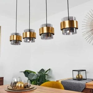 hofstein Suspension Traak Noir, 4 lumières* Lampes Modernes