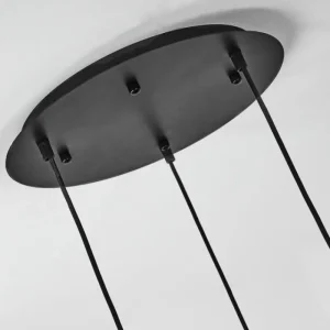 hofstein Suspension Traak Noir, 3 lumières* Lampes Modernes