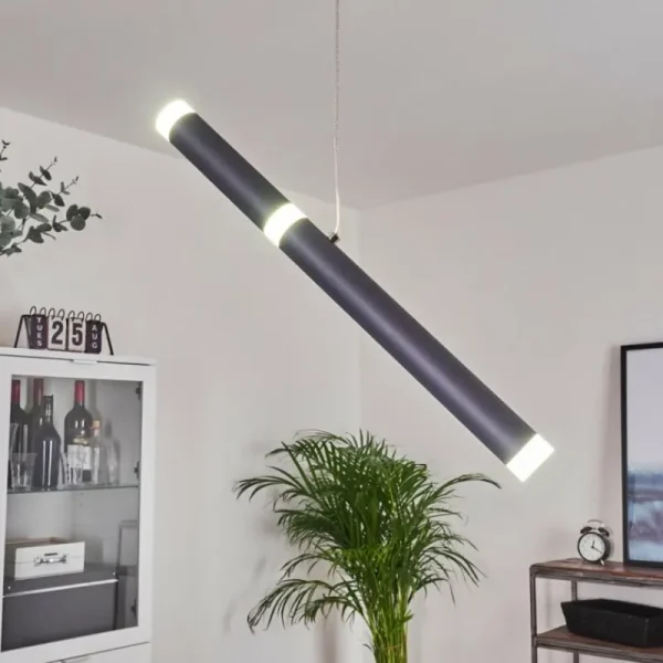 hofstein Suspension Térou LED Anthracite, 1 lumière* Lampes Modernes