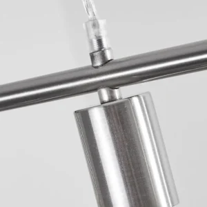 hofstein Suspension Tulla Nickel mat, 7 lumières* Lampes Modernes