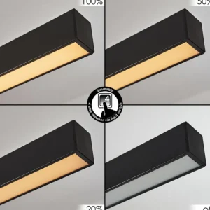 hofstein Suspension Tumbila LED Noir, 1 lumière* Lampes Modernes
