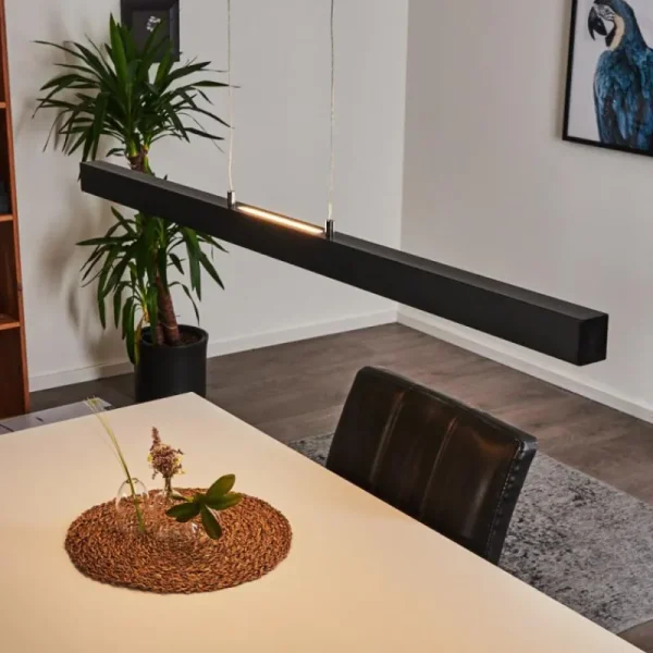 hofstein Suspension Tumbila LED Noir, 1 lumière* Lampes Modernes