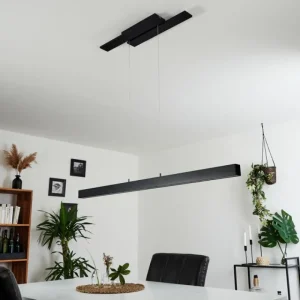 hofstein Suspension Tumbila LED Noir, 1 lumière* Lampes Modernes