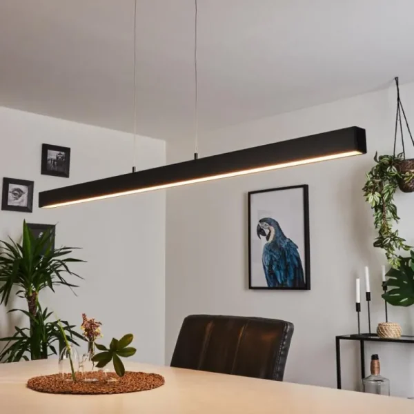 hofstein Suspension Tumbila LED Noir, 1 lumière* Lampes Modernes