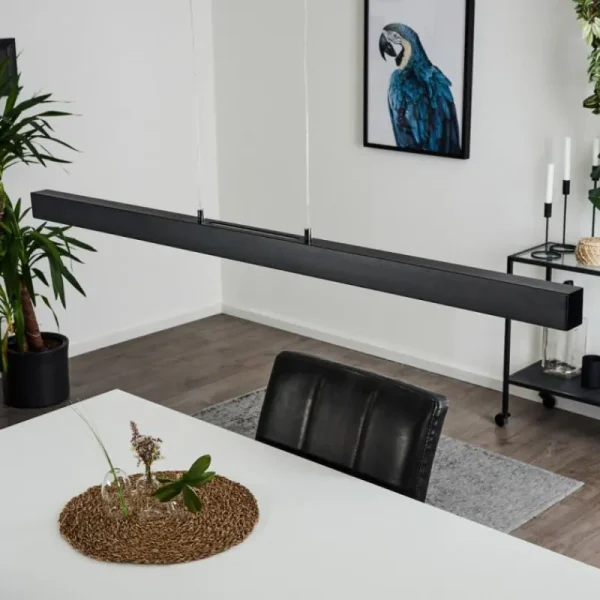 hofstein Suspension Tumbila LED Noir, 1 lumière* Lampes Modernes
