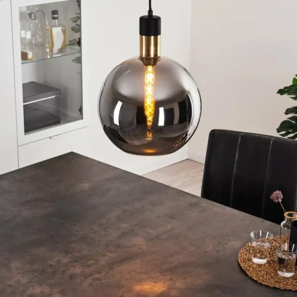 hofstein Suspension Tuvalu Noir, 1 lumière* Lampes Modernes