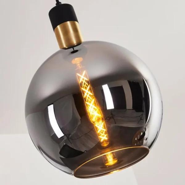 hofstein Suspension Tuvalu Noir, 1 lumière* Lampes Modernes