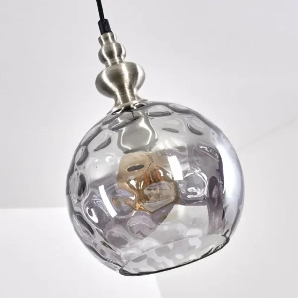 hofstein Suspension Uddebo Nickel mat, 1 lumière* Lampes Modernes