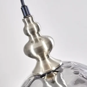hofstein Suspension Uddebo Nickel mat, 1 lumière* Lampes Modernes