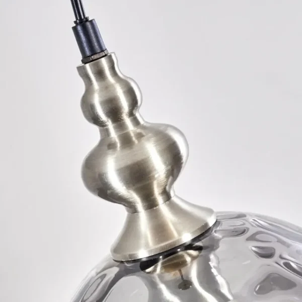 hofstein Suspension Uddebo Nickel mat, 1 lumière* Lampes Modernes