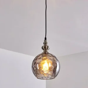 hofstein Suspension Uddebo Nickel mat, 1 lumière* Lampes Modernes