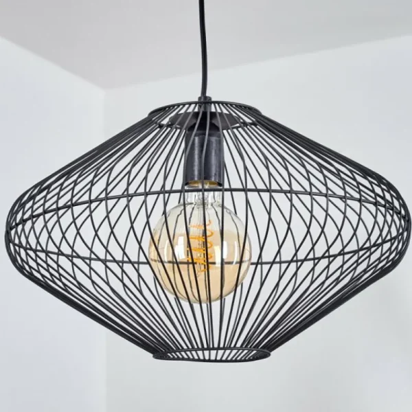 hofstein Suspension Unafo Noir, 1 lumière* Lampes Modernes